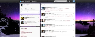 The source image applied as a Twitter background